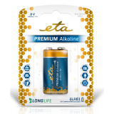 ETA PREMIUM ALKALINE 9V, 6LR61, blistr 1ks