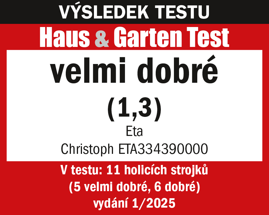 Holicí strojek ETA Christoph 3343 90000 černý