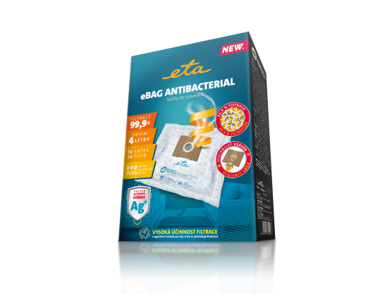 Sáčky do vysavače ETA eBag Antibacterial 9600 68020 (5 ks)