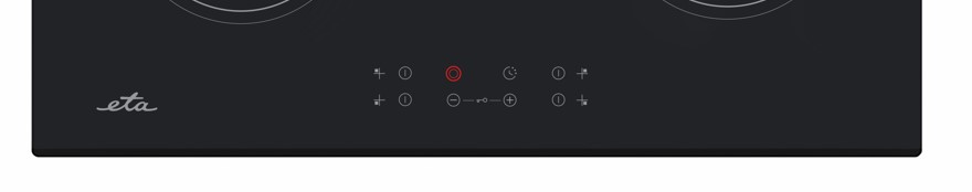 Sklokeramická varná deska ETA 679190000 černá