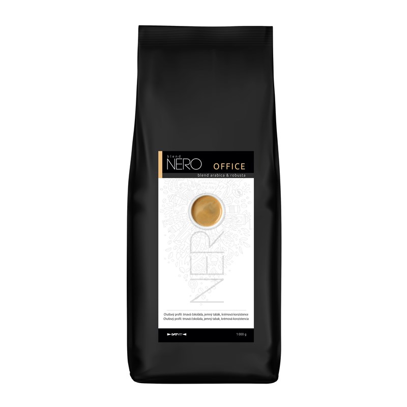 Káva zrnková Nero Caffé Crema/Office,1 kg