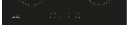 Sklokeramická varná doska ETA 679090000 čierna